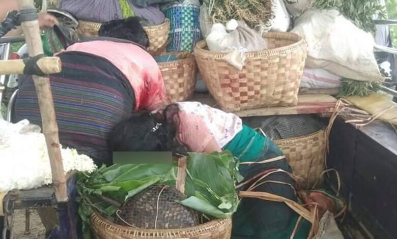 ယမန်နေ့ဇူလိုင်လ ၆ရက်နေ့က စစ်ကောင်စီတပ်ရဲ့ပစ်ခတ်မူကြောင့် သေဆုံးခဲ့သည့်ဝက်လက်ဒေသခံများ