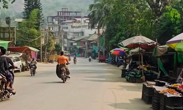 Photo- ဖားကန့်မြို့တွင်းတစ်နေရာ