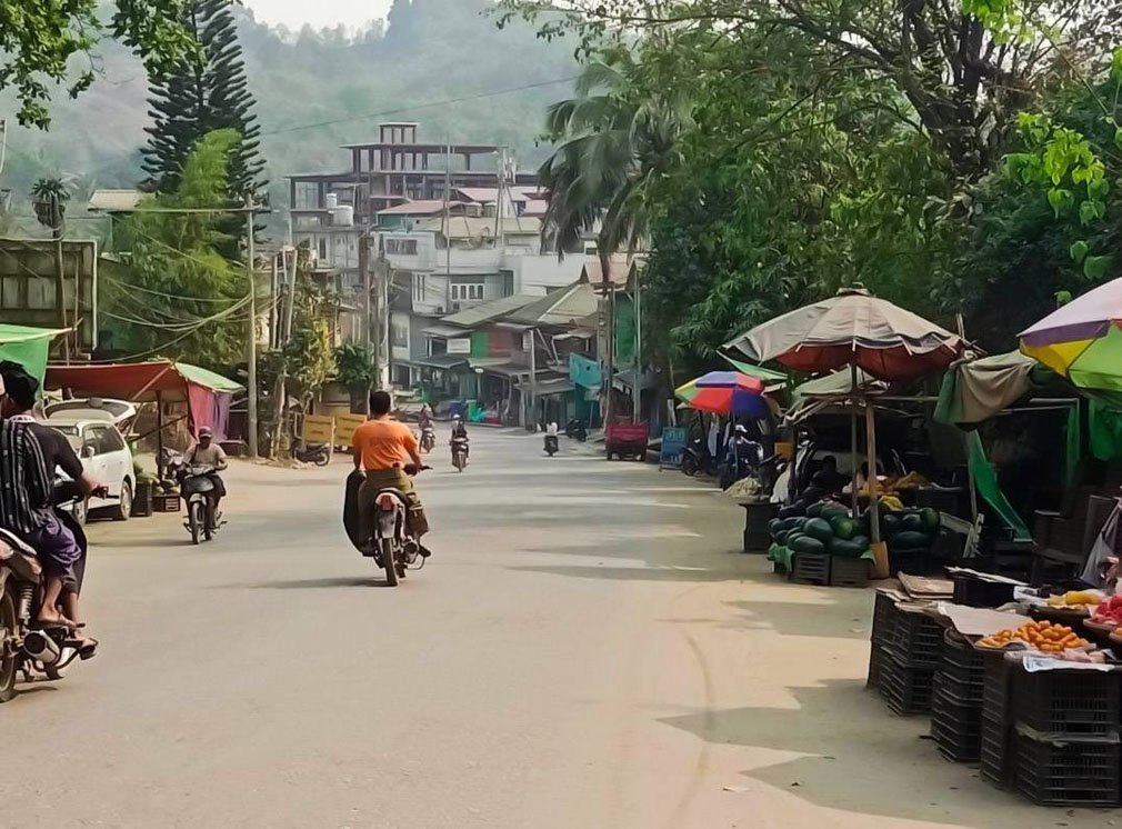 Photo- ဖားကန့်မြို့တွင်းတစ်နေရာ
