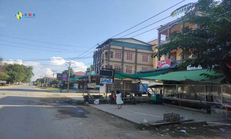 photo- ရွှေကူမြို့ရဲ့ မြို့တွင်းတစ်နရာ
