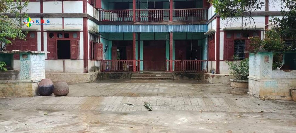 Photo; ဒီကနေ့ ဇူလိုင်၁၀ရက်နေ့မနက်ပိုင်းမှာ လေကြောင်းတိုက်ခိုက်ခံခဲ့ရတဲ့ ရေမြက်ကျေးရွာ