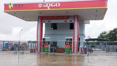 တနိုင်းမြို့ပေါ်တွင် စက်သုံးဆီပြတ်လပ်သွားသည့်အတွက် ဆီဆိုင်ကြီးများ ပိတ်ထားရ